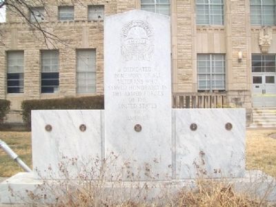 Veterans Memorial. Click for full size. Veterans Memorial image. Click for full size.