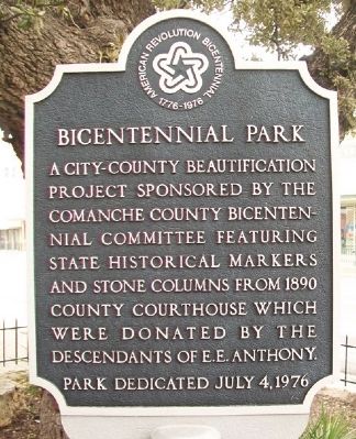 Bicentennial Park Marker. Click for full size. Bicentennial Park Marker image. Click for full size.