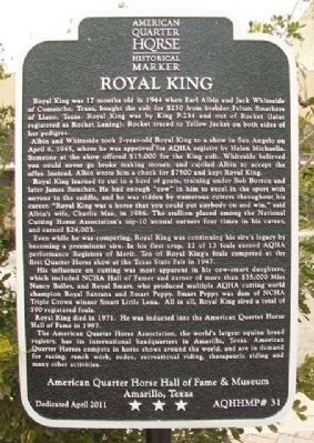 Royal King Marker image. Click for full size.