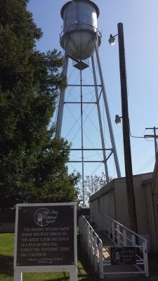 Galt Water Tower and Marker. Click for full size. Galt Water Tower and Marker image. Click for full size.
