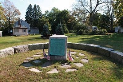 Founders' Park Marker- Wide View of marker site.. Click for full size. Founders' Park Marker- Wide View of marker site. image. Click for full size.