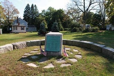 Founders' Park Marker- Wide View of marker site. image. Click for full size.