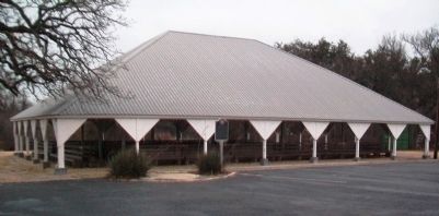 Morgan Mill Tabernacle and Marker image. Click for full size.