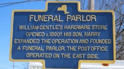 Funeral Parlor Marker image. Click for full size.