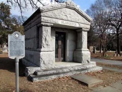 Slaughter Mausoleum image. Click for full size.