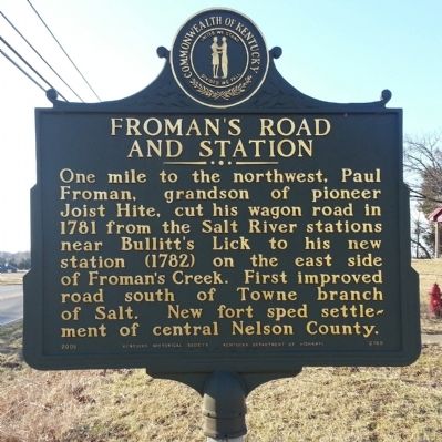 Fromans Road and Station Marker image. Click for full size.