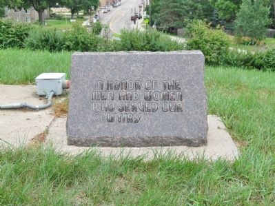 Veterans Memorial Marker. Click for full size. Veterans Memorial Marker image. Click for full size.