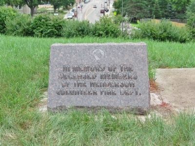 Nearby Firefighters Memorial. Click for full size. Nearby Firefighters Memorial image. Click for full size.