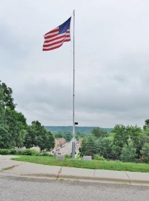 Veterans and Firefighters Memorial. Click for full size. Veterans and Firefighters Memorial image. Click for full size.