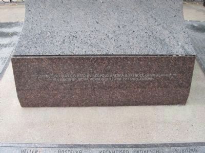German–Bohemian Immigrants Monument Base image. Click for full size.