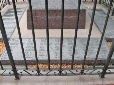 Family Names on Granite Tablets image. Click for full size.
