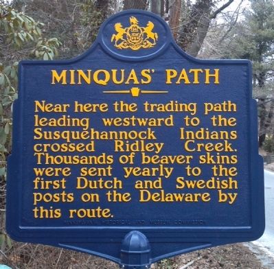 Minquas’ Path Marker image. Click for full size.