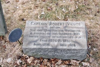 Captain Robert Vance grave image. Click for full size.