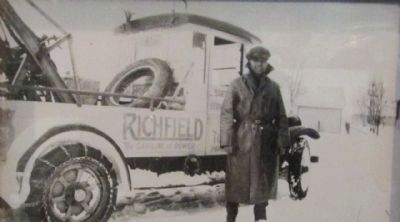 Jack Leiva with his 28 Dodge Truck image. Click for full size.