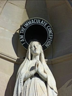Saint Mary<br>I am the Immaculate Conception. Click for full size. Saint Mary<br>I am the Immaculate Conception image. Click for full size.