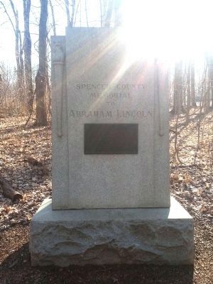 Spencer County Memorial to Abraham Lincoln image. Click for full size.