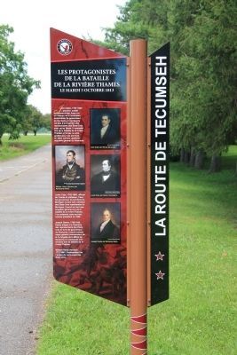 Participants in the Battle of the Thames Marker. Click for full size. Participants in the Battle of the Thames Marker image. Click for full size.