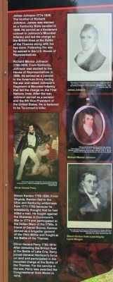 Participants in the Battle of the Thames Marker image. Click for full size.