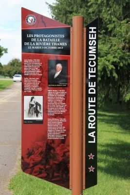 Participants in the Battle of the Thames Marker. Click for full size. Participants in the Battle of the Thames Marker image. Click for full size.