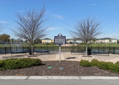 WIde view of the Carver Court Public Housing Complex Marker image. Click for full size.