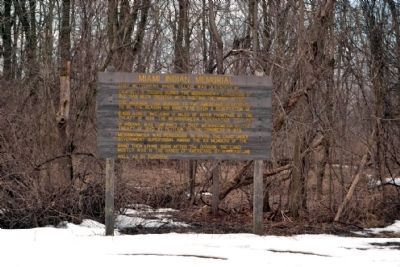 Miami Indian Memorial Marker image. Click for full size.