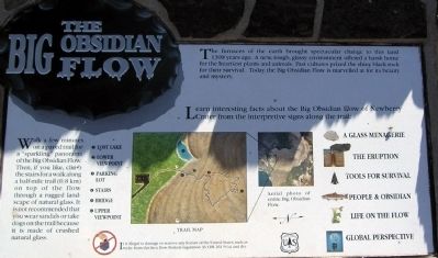 Big Obsidian Flow Marker image. Click for full size.