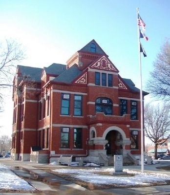Veterans Memorial at Adair County Courthouse. Click for full size. Veterans Memorial at Adair County Courthouse image. Click for full size.