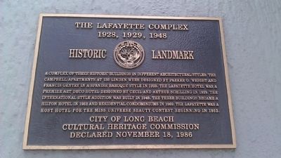 The Lafayette Complex Marker image. Click for full size.