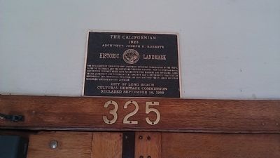 The Californian Marker. Click for full size. The Californian Marker image. Click for full size.