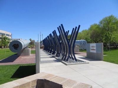 Arizona World War II Memorial image. Click for full size.
