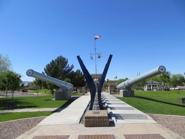 Arizona World War II Memorial image. Click for full size.