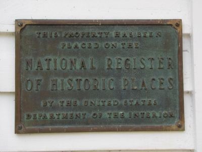 Pleasant Hill NRHP plaque image. Click for full size.