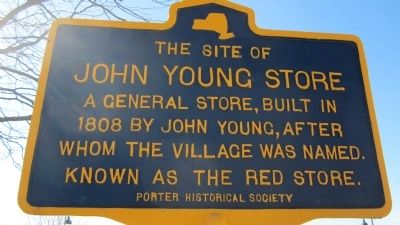 John Young Store Marker image. Click for full size.