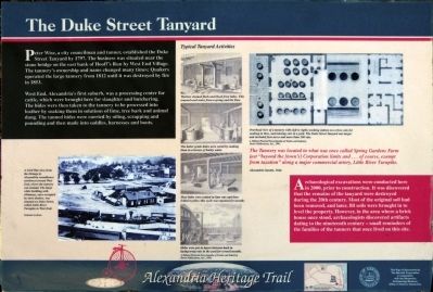 The Duke Street Tanyard Marker image. Click for full size.