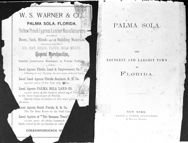Palma Sola: the youngest and largest town in Florida image. Click for full size.