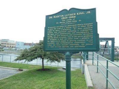 Dr. Martin Luther King, Jr. Marker (wide view) image. Click for full size.