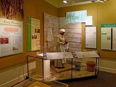 Exhibits in the Alexandria Black History Museum image. Click for full size.