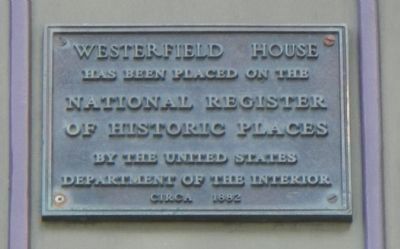 Westerfield House Marker image. Click for full size.