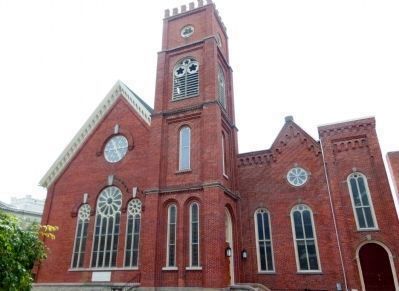 First Presbyterian Church, Monroe, Michigan. Click for full size. First Presbyterian Church, Monroe, Michigan image. Click for full size.