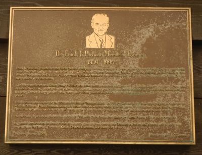 The Frank J. Portman Memorial Diorama Marker image. Click for full size.