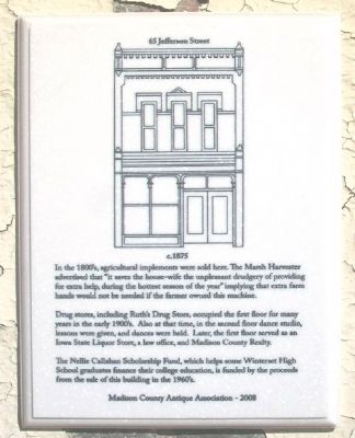 65 Jefferson Street Marker. Click for full size. 65 Jefferson Street Marker image. Click for full size.