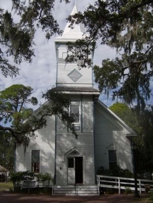 The 1887 Church and Marker. Click for full size. The 1887 Church and Marker image. Click for full size.