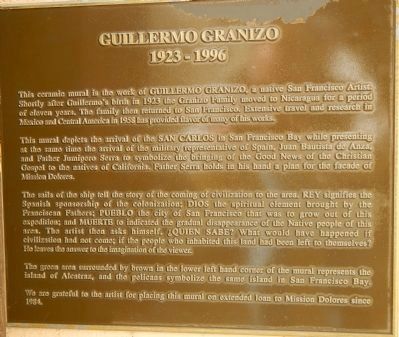 Guillermo Granizo Marker. Click for full size. Guillermo Granizo Marker image. Click for full size.