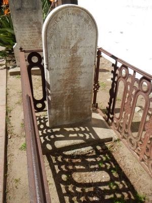The Grave of James Sullivan, hanged by the San Francisco Committee of Vigilance. Click for full size. The Grave of James Sullivan, hanged by the San Francisco Committee of Vigilance image. Click for full size.