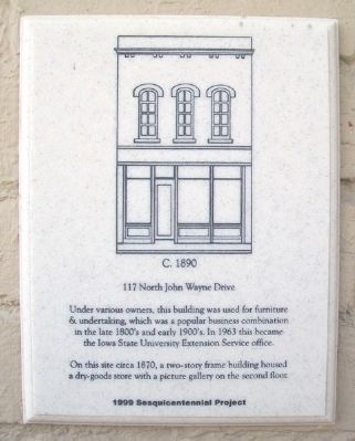 117 North John Wayne Drive Marker image. Click for full size.