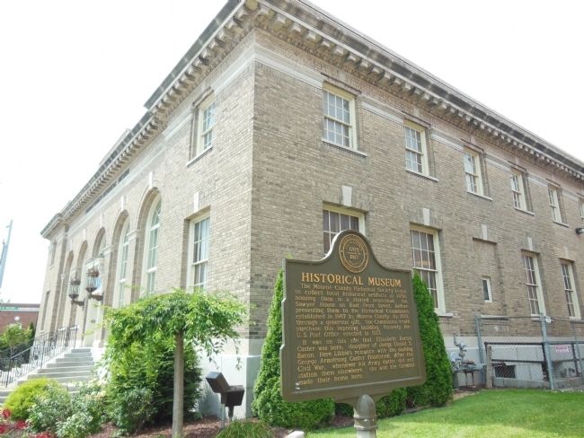 Historical Museum Marker (<i>wide view</i>). Click for full size. Historical Museum Marker (<i>wide view</i>) image. Click for full size.