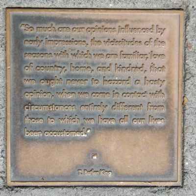 King Street Marker, bottom left. Click for full size. King Street Marker, bottom left image. Click for full size.