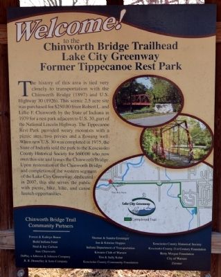 Chinworth Bridge Trailhead Marker image. Click for full size.