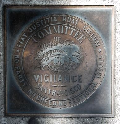 Brannan Street Marker, bottom right plaque. Click for full size. Brannan Street Marker, bottom right plaque image. Click for full size.