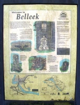 Welcome to Belleek Marker image. Click for full size.